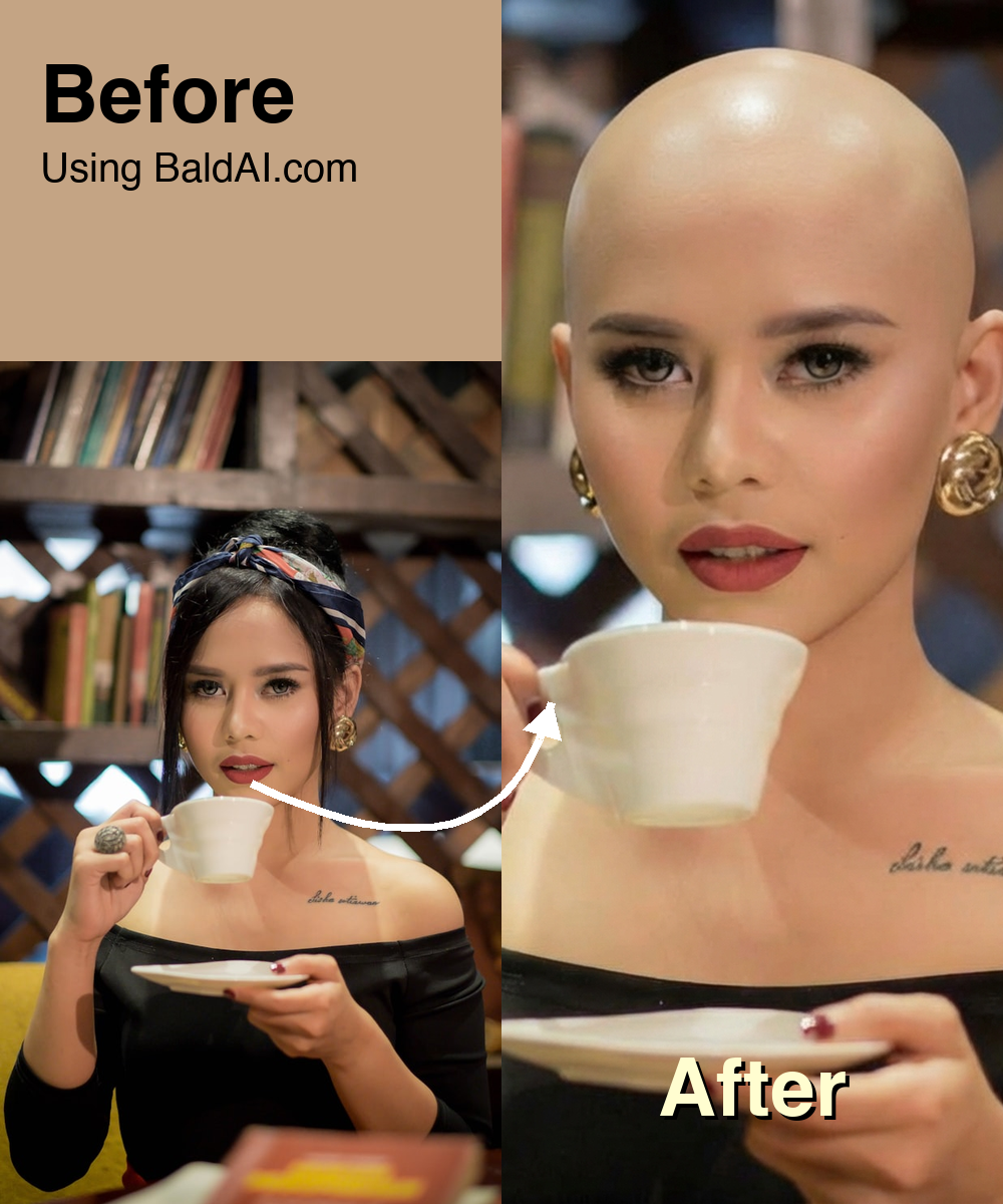 Quickly Apply Bald Filter to Your Photos on Mobile